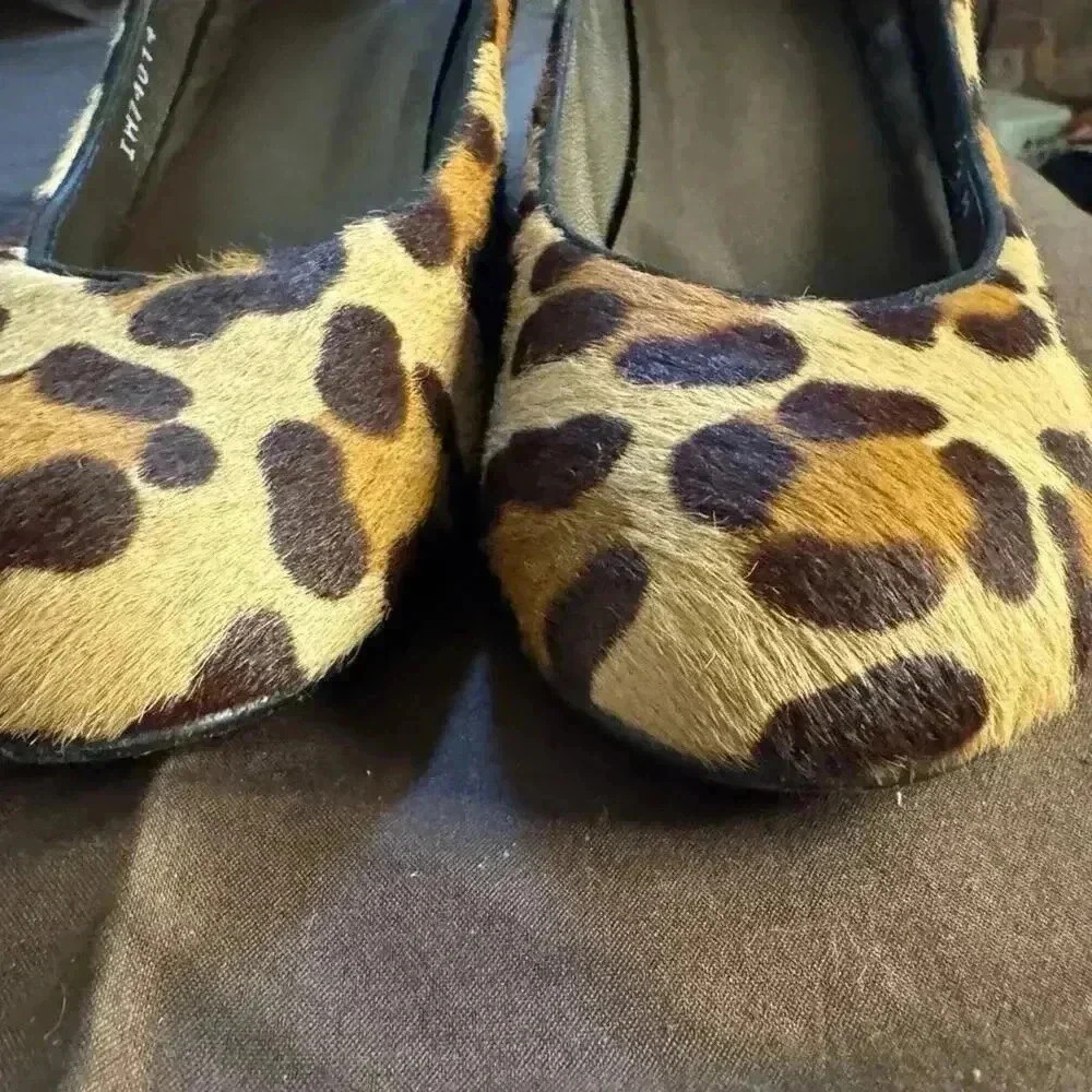 Guc Stuart Weitzman Size 7.5 Leopard Print Busine… - image 4